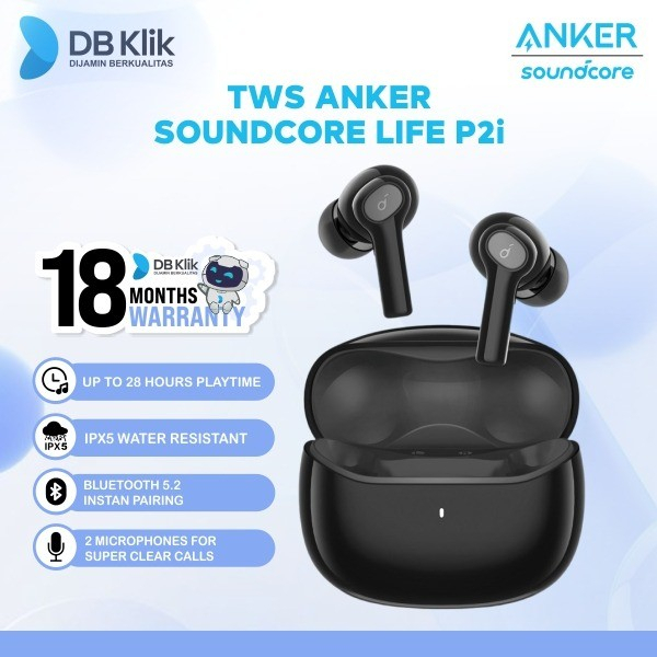 TWS Anker Soundcore Life P2i - True Wireless Earbuds Anker A3991