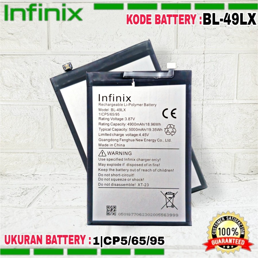 baterai batere battery infinix hot 12play, hot 12 BL-49LX hot 12 x6817 hot 20s hot 12, 5000mah baterai infinix  Hot 20S X6827 Hot 12 Hot 12i X665 X665B BL49LX