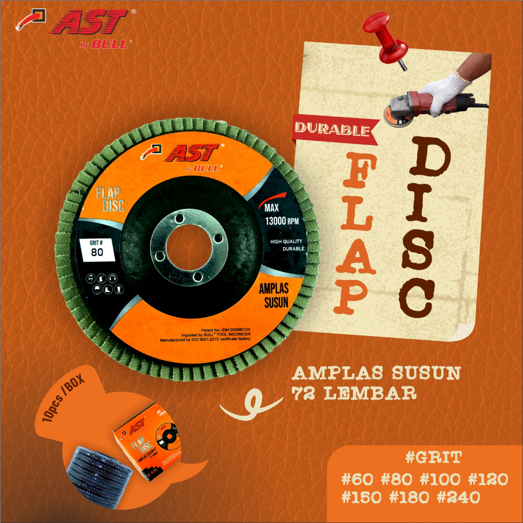 Ast Amplas susun / flap disc 4inch