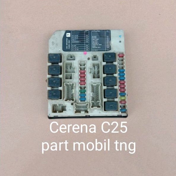 Bcm Ipdm Fuse Box Sikring Nissan Serena C25 Copotan Ori