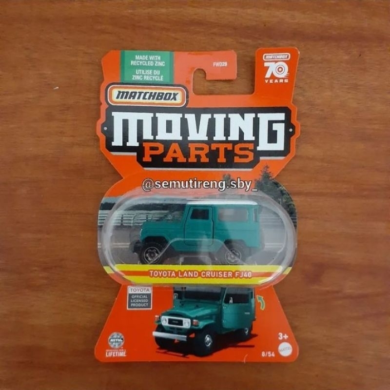 Match Box Moving Part Land cruiser Fj40 jeep penjahit