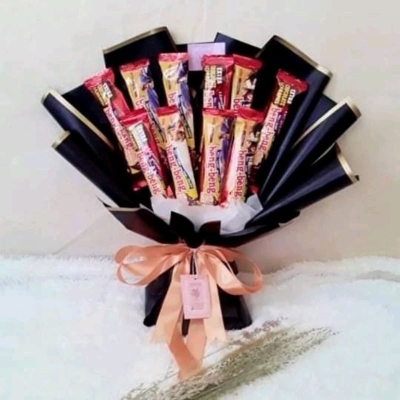 

buket coklat beng-beng