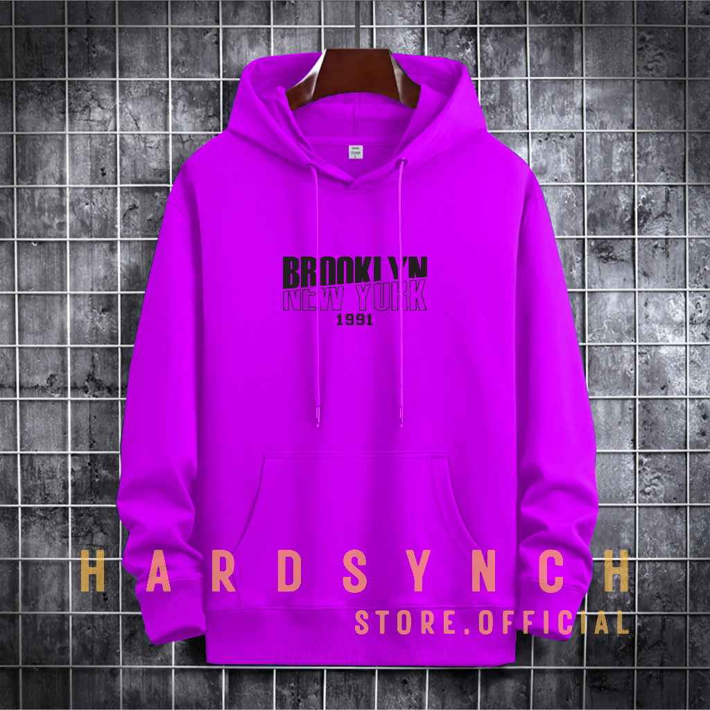 Sweater Hoodie Brooklyn NY Unisex ( Pria &amp; Wanita ) Premium Quality S-XXL Cotton Fleece / Hoodie Korean Style / Sweater Hoodie / Hoodie Polos / Hoodie Wanita / Hoodie Pria / Sweater Hoodie Distro Original ( BNY 53 )