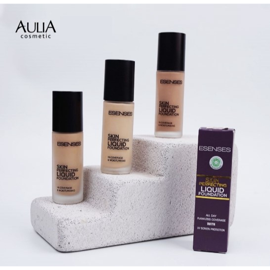 `ღ´ PHINKL `ღ´ [ESENSES] esenses skin perfecting liquid foundation tahan lama foundation anti longsor