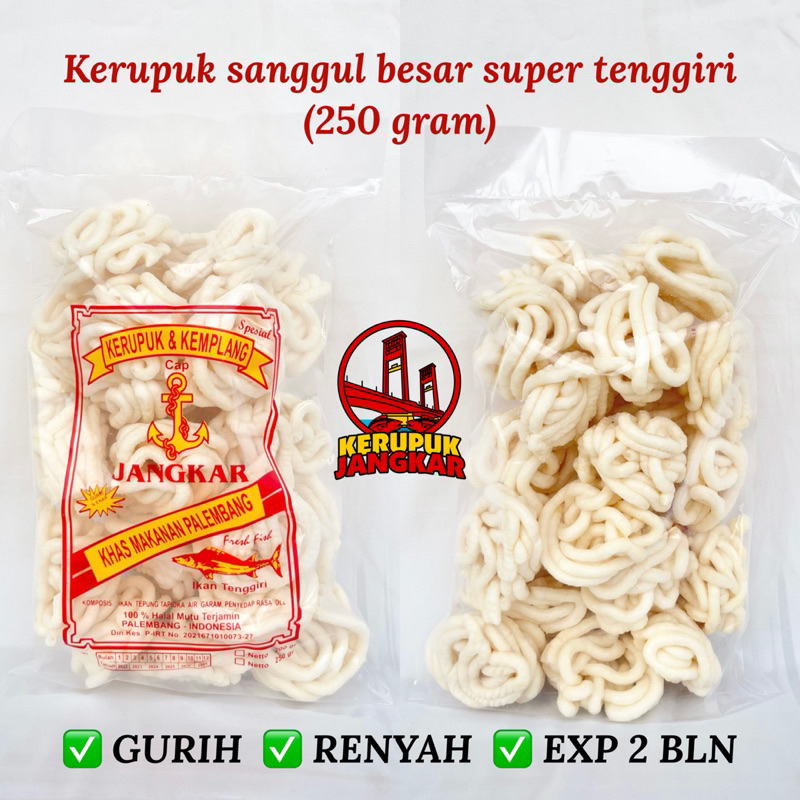 

Kerupuk Sanggul Besar Asli Palembang 250Gr | Ikan Tenggiri Asli