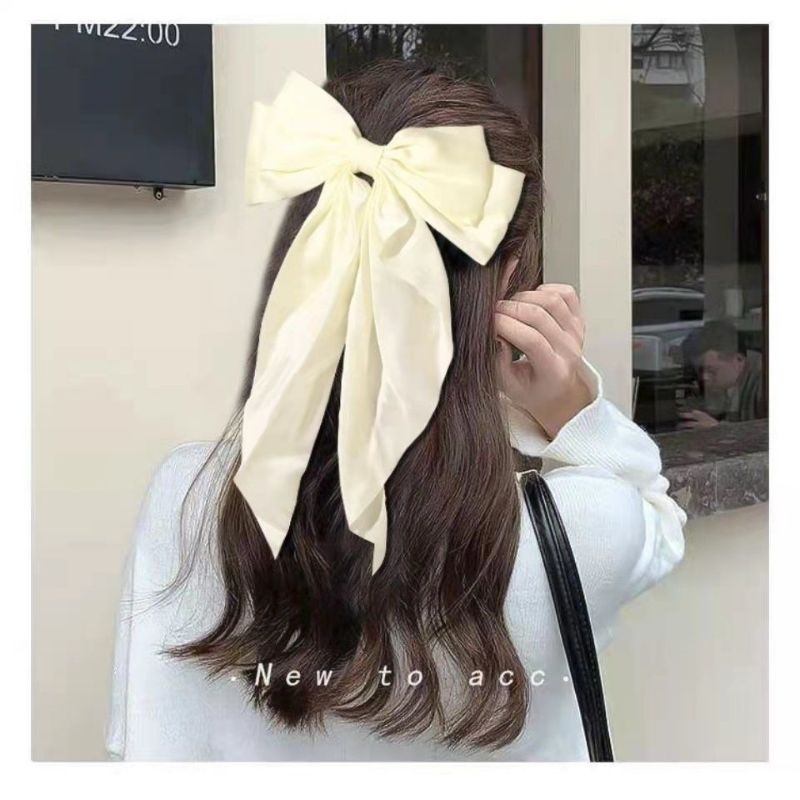 LOLIE PITA JEPIT JEPITAN RAMBUT JUNTAI PANJANG MEWAH LUX MODEL KOREA BISA COD JEPIT PISANG PITA RAMBUT IKAT RAMBUT AKSESORIS