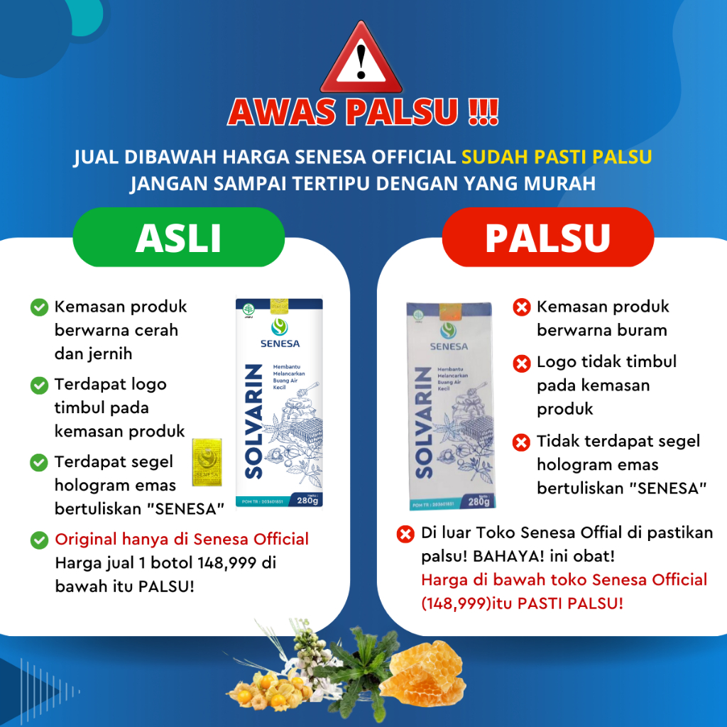 Madu Solvarin Senesa Obat Penyakit Batu Ginjal