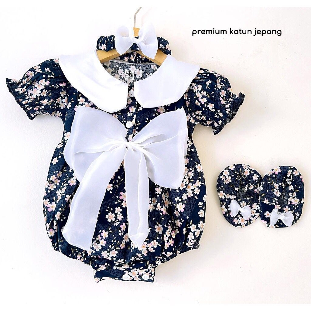 LIK061 Jumper Rok Bandana Sepatu Fashion Anak Bayi Perempuan