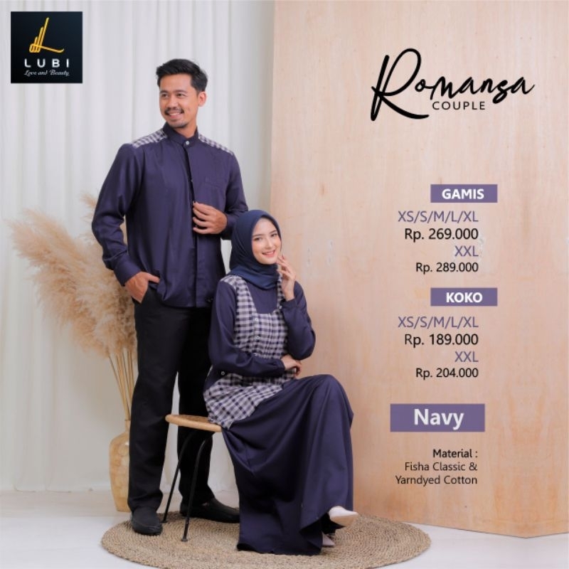 Romansa Couple Navy By Lubi