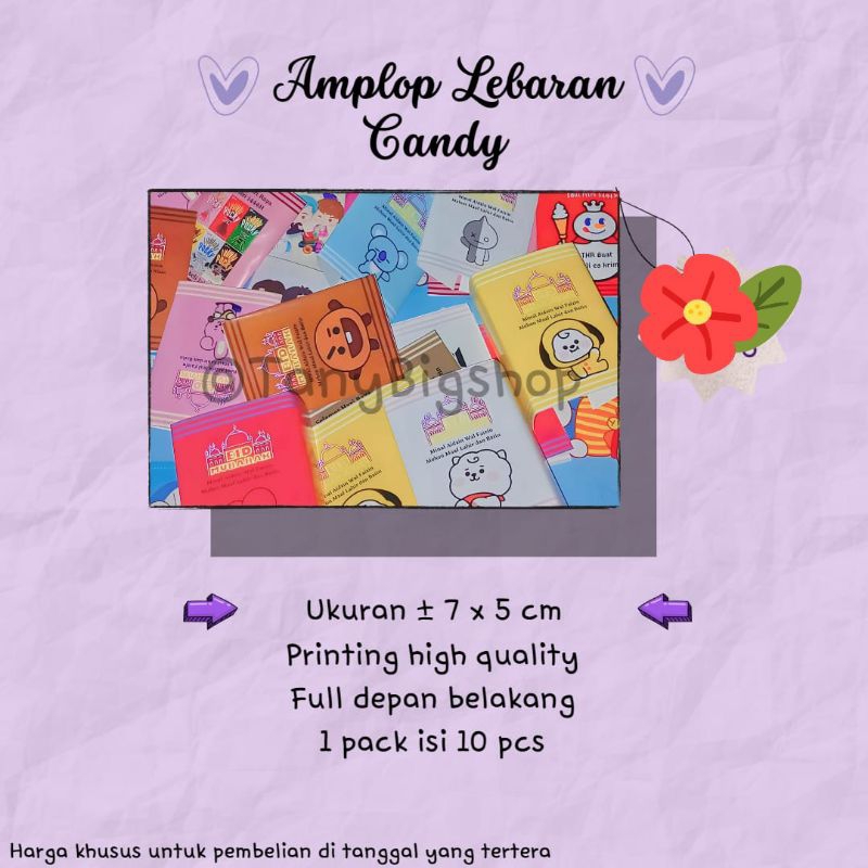 

BTS Amplop Lebaran Candy (Mohon Baca Deskripsi)