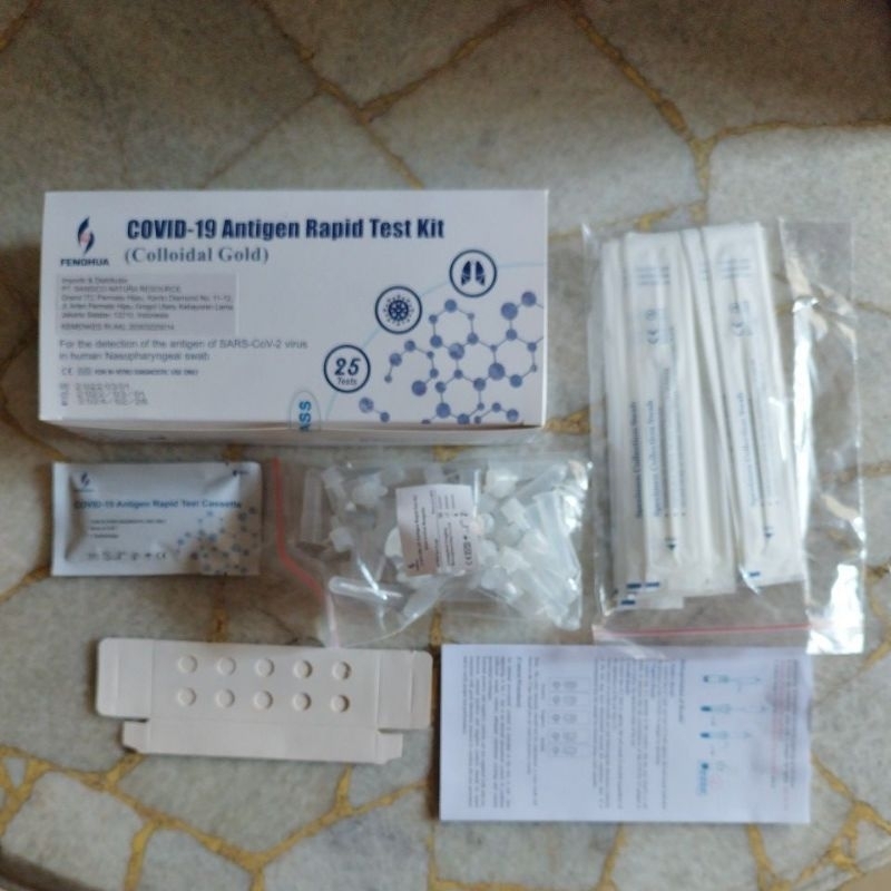 Fenghua Swab Antigen Rapid Test Kemenkes AKL original impor