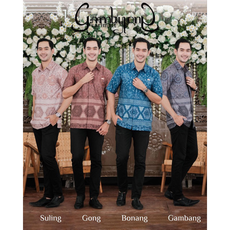 SARIMBIT GAMBYONG BY SIGNATURE ADEN - koko Pendek