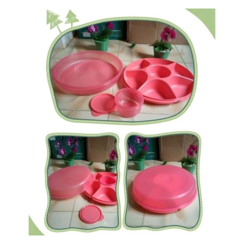 large serving center tupperware