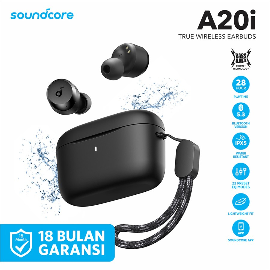 Anker SoundCore A20i TWS True Wireless Earbuds Earphone BASS UP A3948