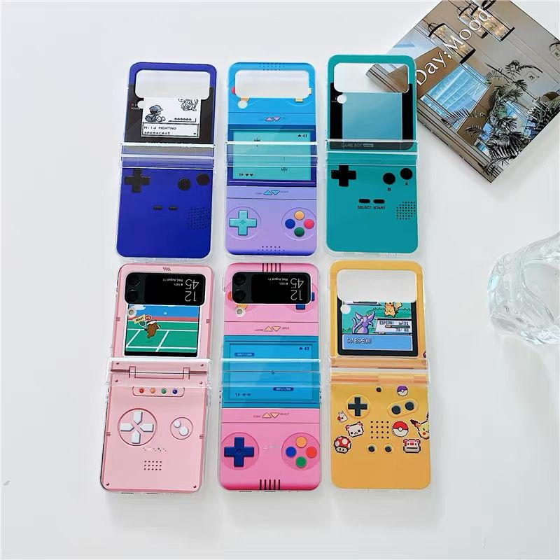 LIMITED STOCK !! MOTIF GAME P0KEMON MID SAMSUNG GALAXY Z FLIP 4 FLIP 3 5G HARD CASE CASING