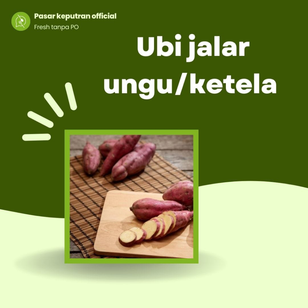

Ubi/ketela segar, ubi fresh, ubi jalar