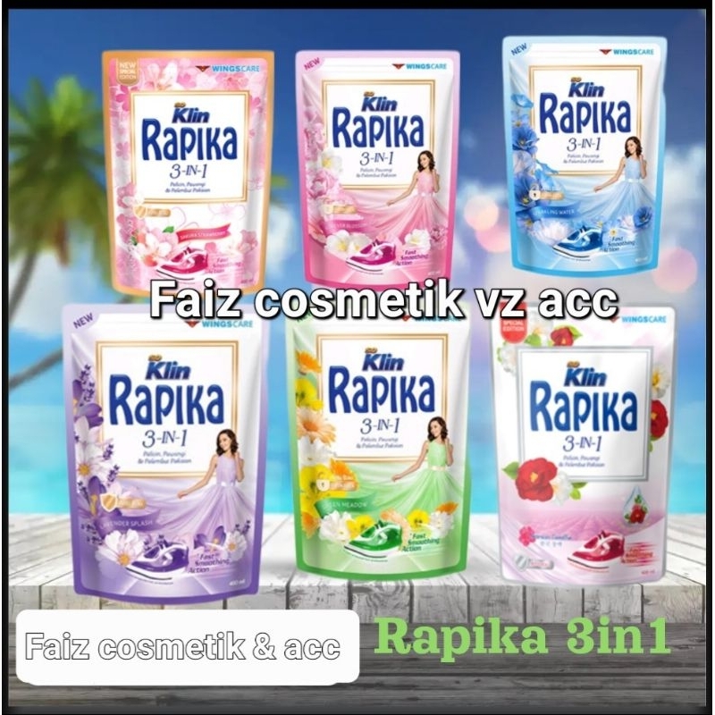 RAPIKA Pewangi Pakaian Ukuran Besar 400ml