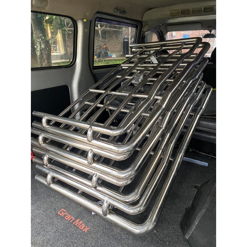 Rak Kabin Truk Canter Lengkung Stainlis