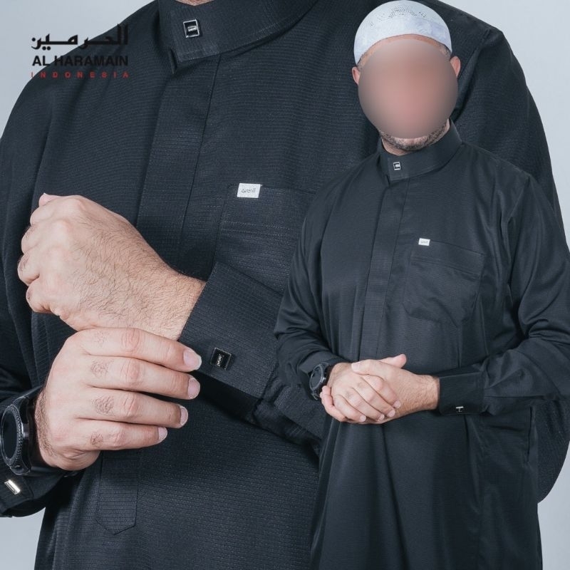 Gamis Pria Al Haramain Woll Premium Manset 05