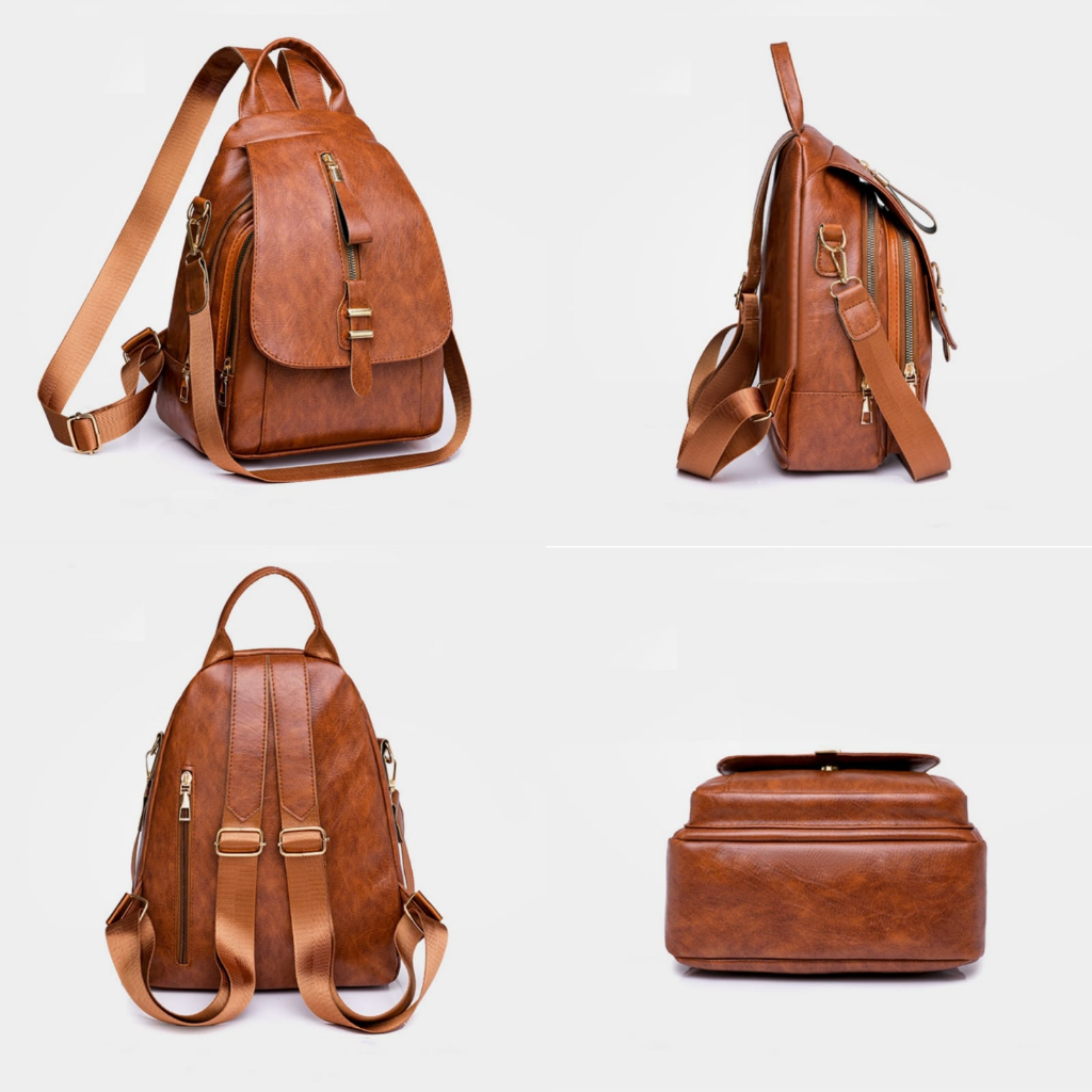 TAS RANSEL WANITA KOREA FASHION BACKPACK CEWEK MURAH BRANDED KULIT COKLAT TA788B7 IMPORT MINI REMAJA KEKINIAN TALANTI SEKOLAH KULIAH KERJA PREMIUM SIMPLE LUCU TERBARU