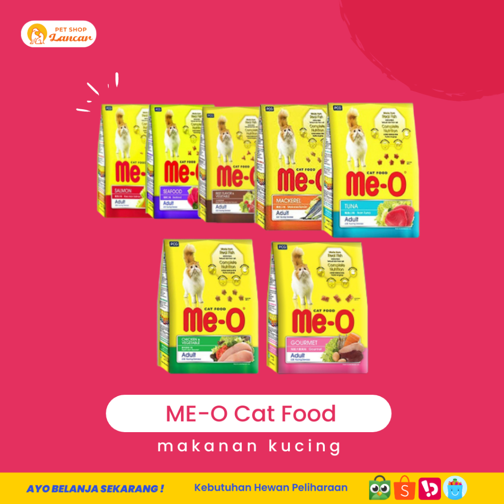 MeO Me-O PERSIAN ADULT Cat Food Makanan Kucing 1,1 kg Freshpack