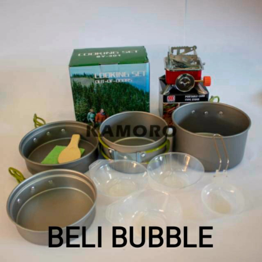 

Dijual paket cooking set sy 301 plus kompor lipat kotak merk kovar original Murah
