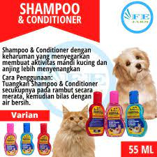 Sampo Shampoo &amp; Conditioner Kucing Anjing Gel Botol