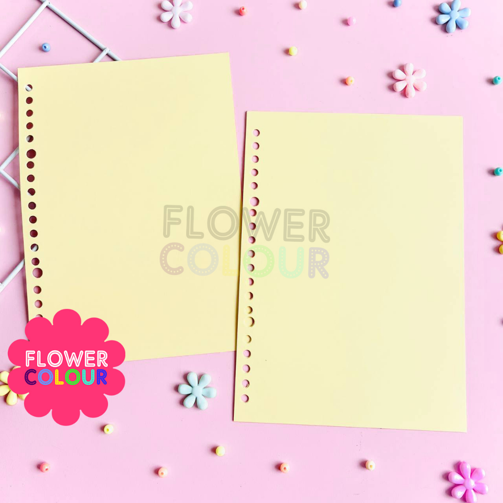 

ISI LOOSE LEAF POLOS WARNA KUNING