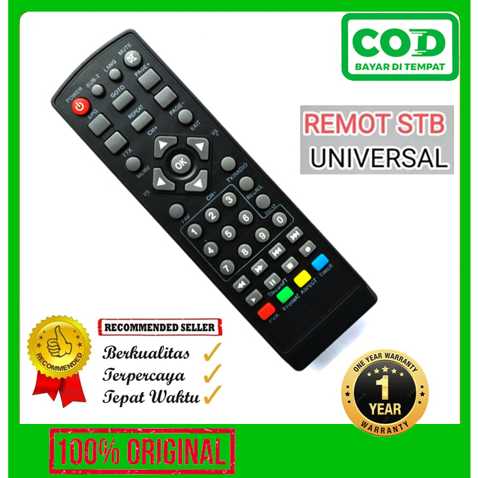 Remot Set Top Box MULTI Langusng Conek niversal Bisa Digunakan Semua Merk Set TopBox