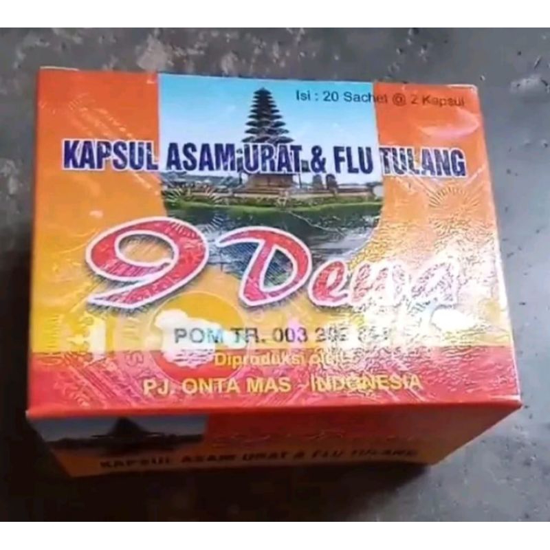 Kapsul 9 Dewa Original Asam Urat