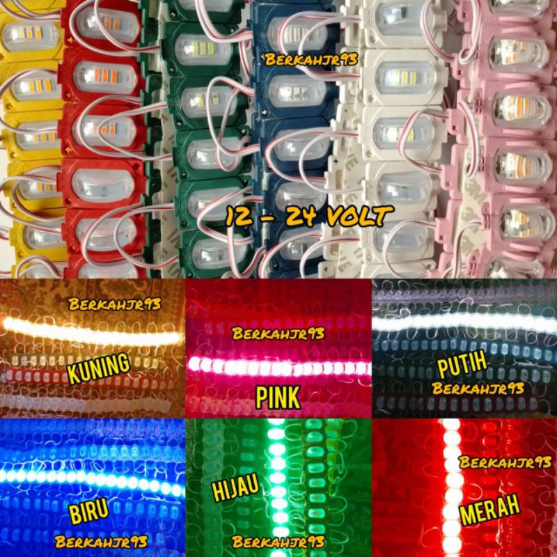 Lampu Modul Variasi Bak Truk, Pick Up Lampu Kolong 12-24 Volt