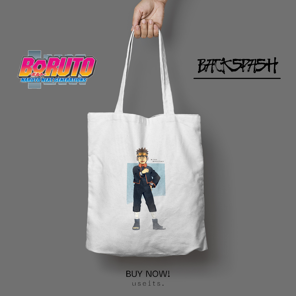 Totebag Anime Boruto Naruto Pria Wanita - BORUTO NARUTO