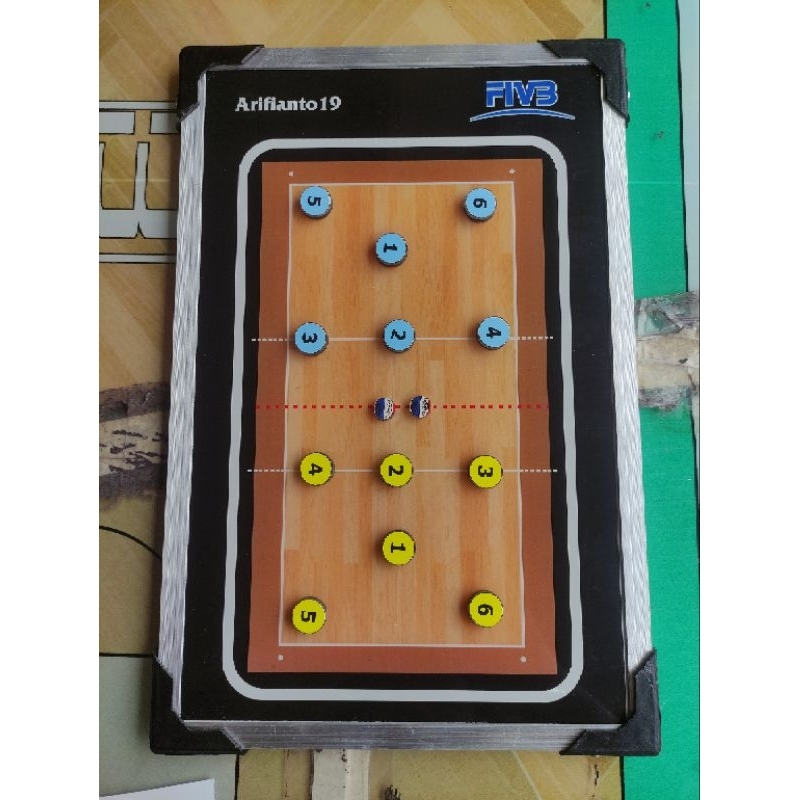 COACHING BOARD VOLLEY MAGNET (CUSTOM)