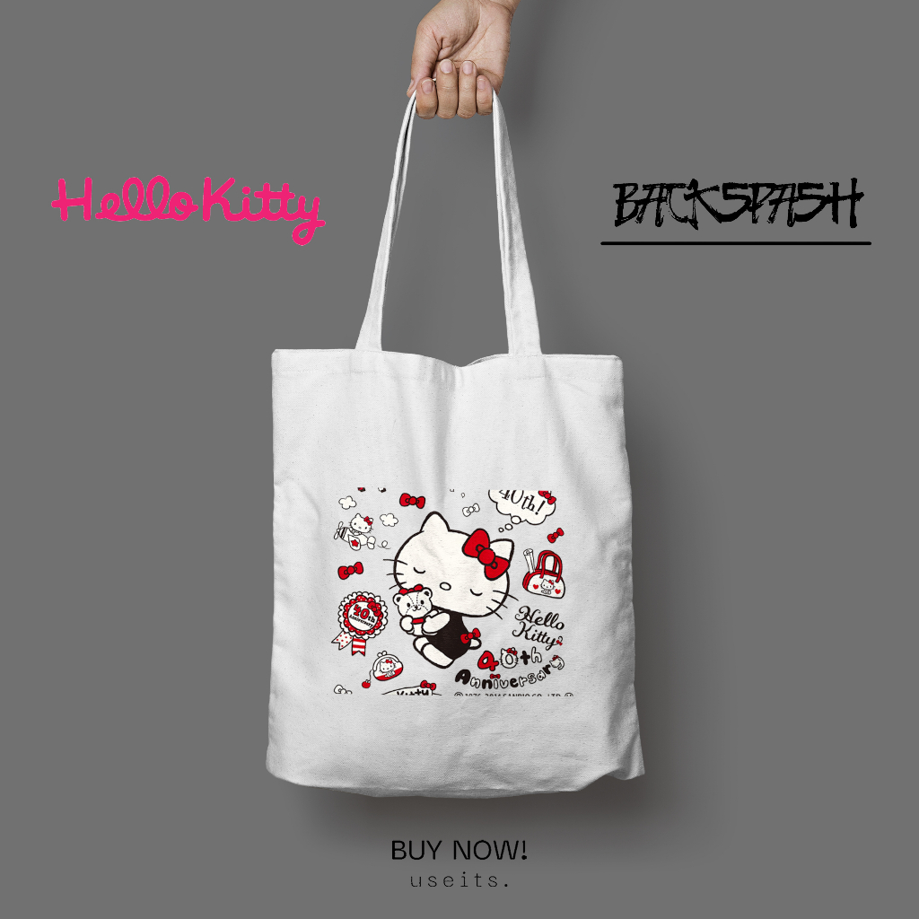 Totebag Tas Hello Kitty Pria Wanita - HELLO KITTY