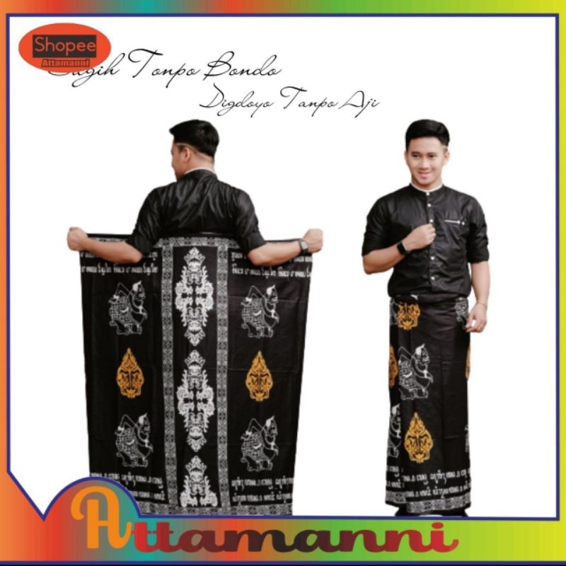 SARUNG BATIK SOSROKARTONO |  SARUNG SOSROKARTONO SARUNG WAYANG / SARUNG SEMAR / SARUNG TERLARIS