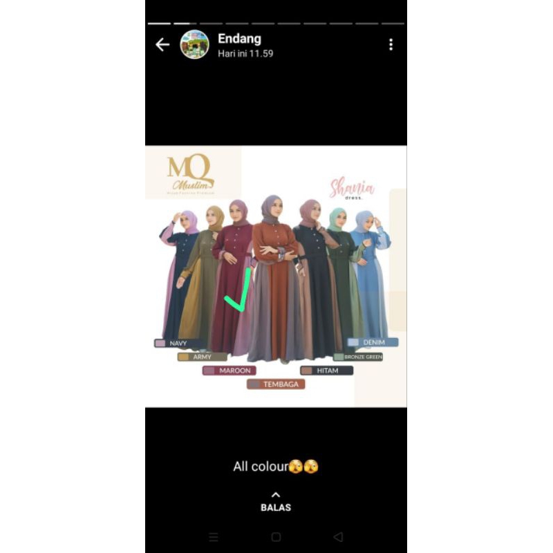 Sania dress by MQ Muslim