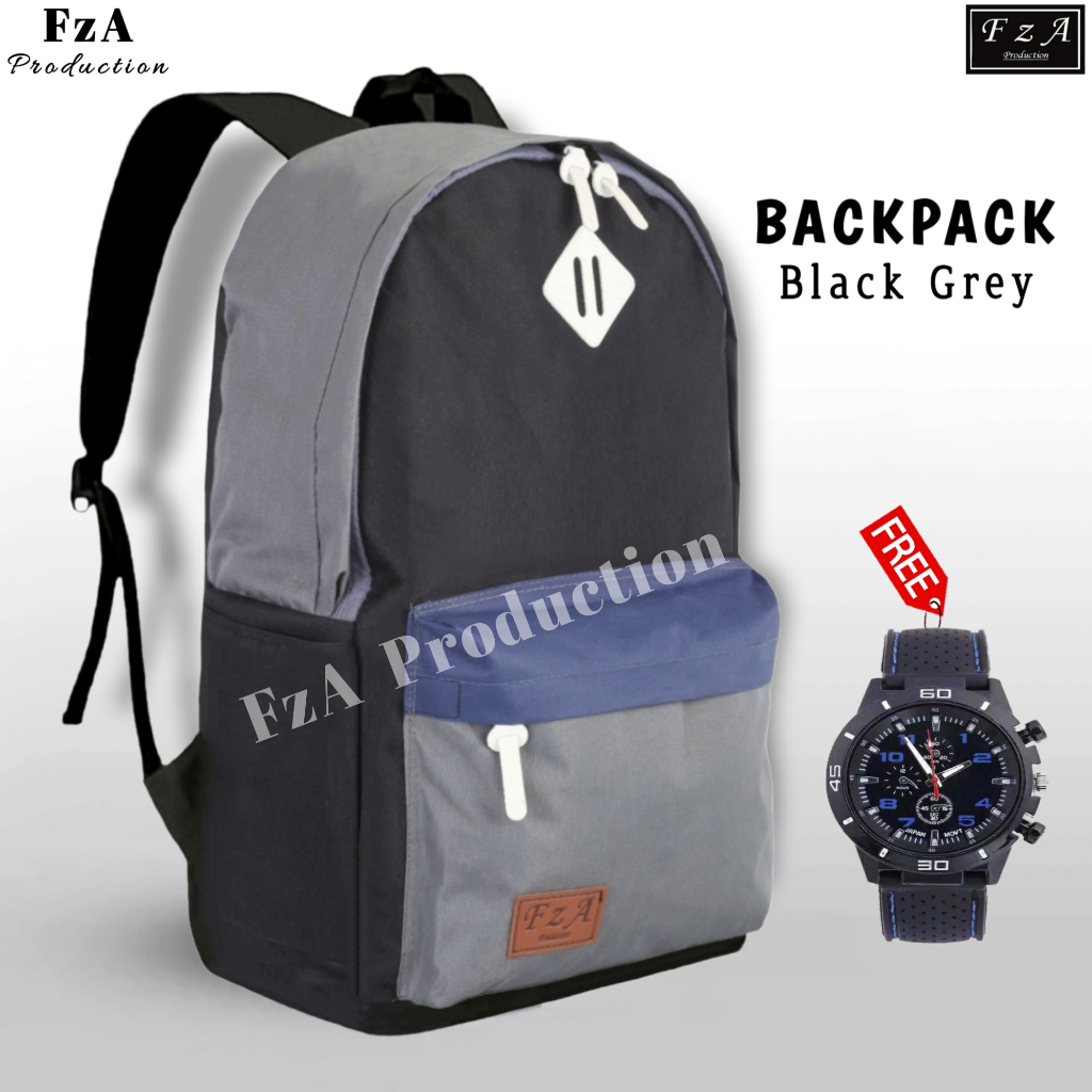 FzA Official - Tas Ransel Gendong Laptop Distro Sekolah Kuliah Pria Wanita Backpack Original Tas Punggung Laptop - BGFSPT