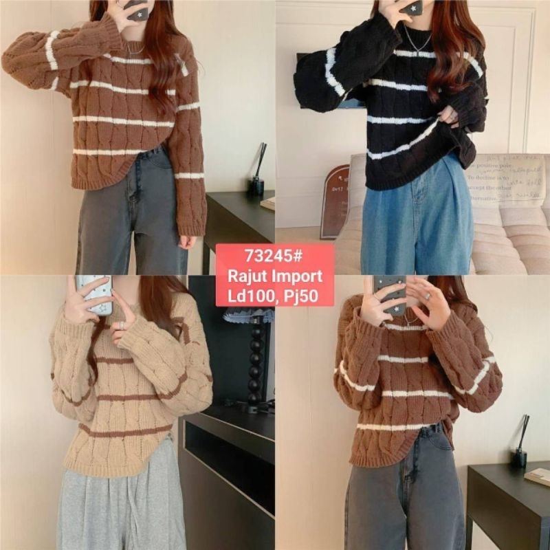 SWEATER WANITA BAHAN RAJUT WOOL LINE PREMIUM WANITA SWEATER RAJUT WANITA SWEATER RAJUT BASIC WANITA 