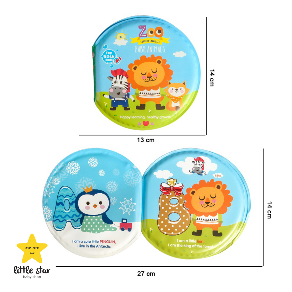 Buku Bantal Bayi Anti Air | Baby Bath Book | Buku Mainan Mandi Anak