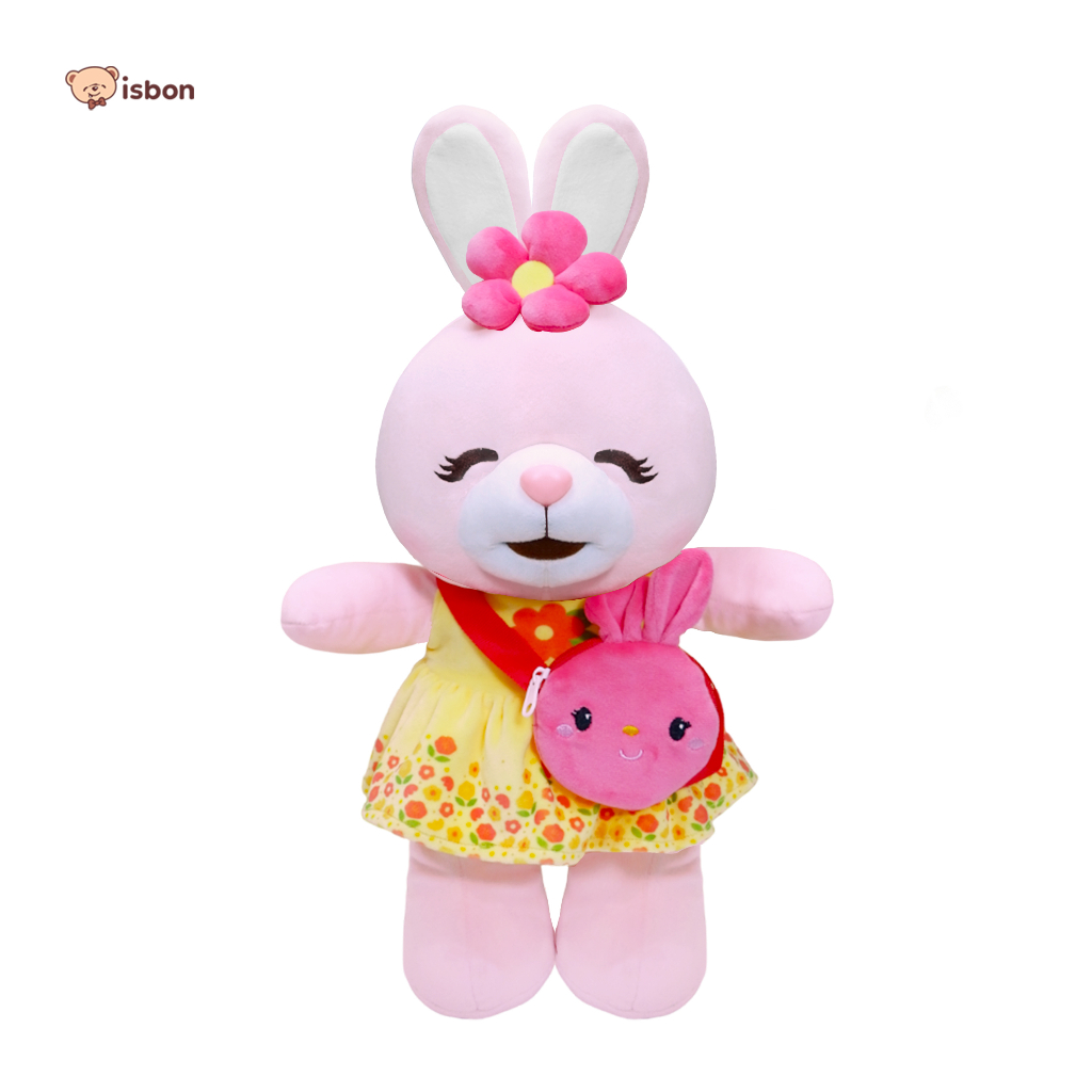 ISTANA BONEKA Kelinci With Baju Sekolah Bunny Plush Tas Ransel Back To School Series Cowok Cewek by Istana Boneka