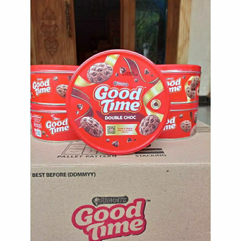 

TERMURAH GOOD TIME DOUBLE CHOC KALENG 149 GRAM EXP TERBARU FEBRUARI 2024