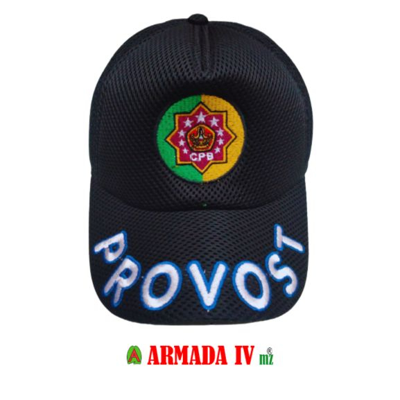 Topi PROVOST BANSER Jaring Hitam Topi Jala CPB HITAM