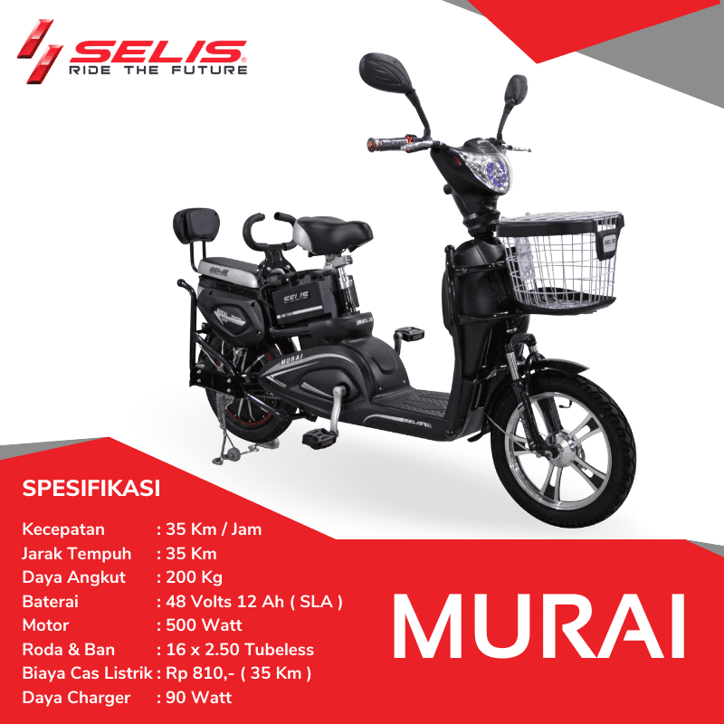 SELIS - Emoped Sepeda listrik Murai