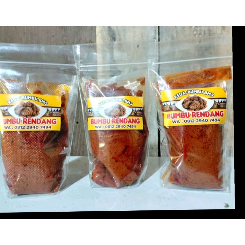 

250 gram BUMBU RENDANG ASLI PADANG (TANPA pENGAWET) 1KG DAGING