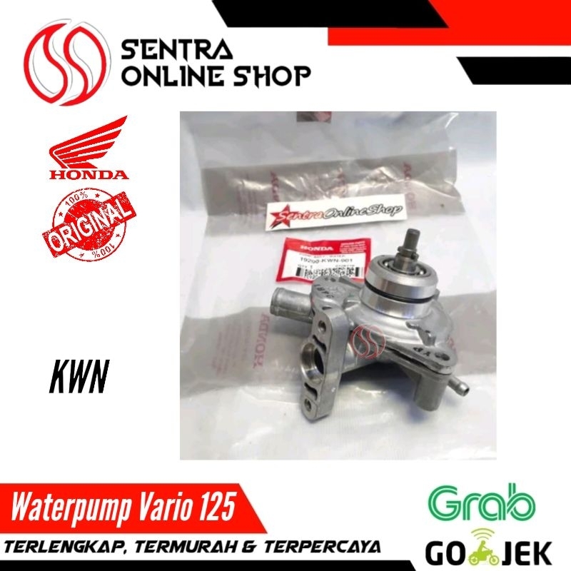 Water pump waterpump pompa radiator vario 125 vario 150 pcx 125 pcx 150 original hgp 19200kwn901