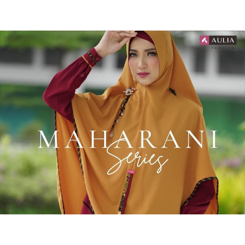 SET GAMIS SYAR'I MAHARANI MAROON AULIA FASHION
