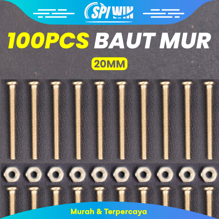 Baut M2 Tamiya Diameter 2mm 2 mm Panjang 20mm 20 mm