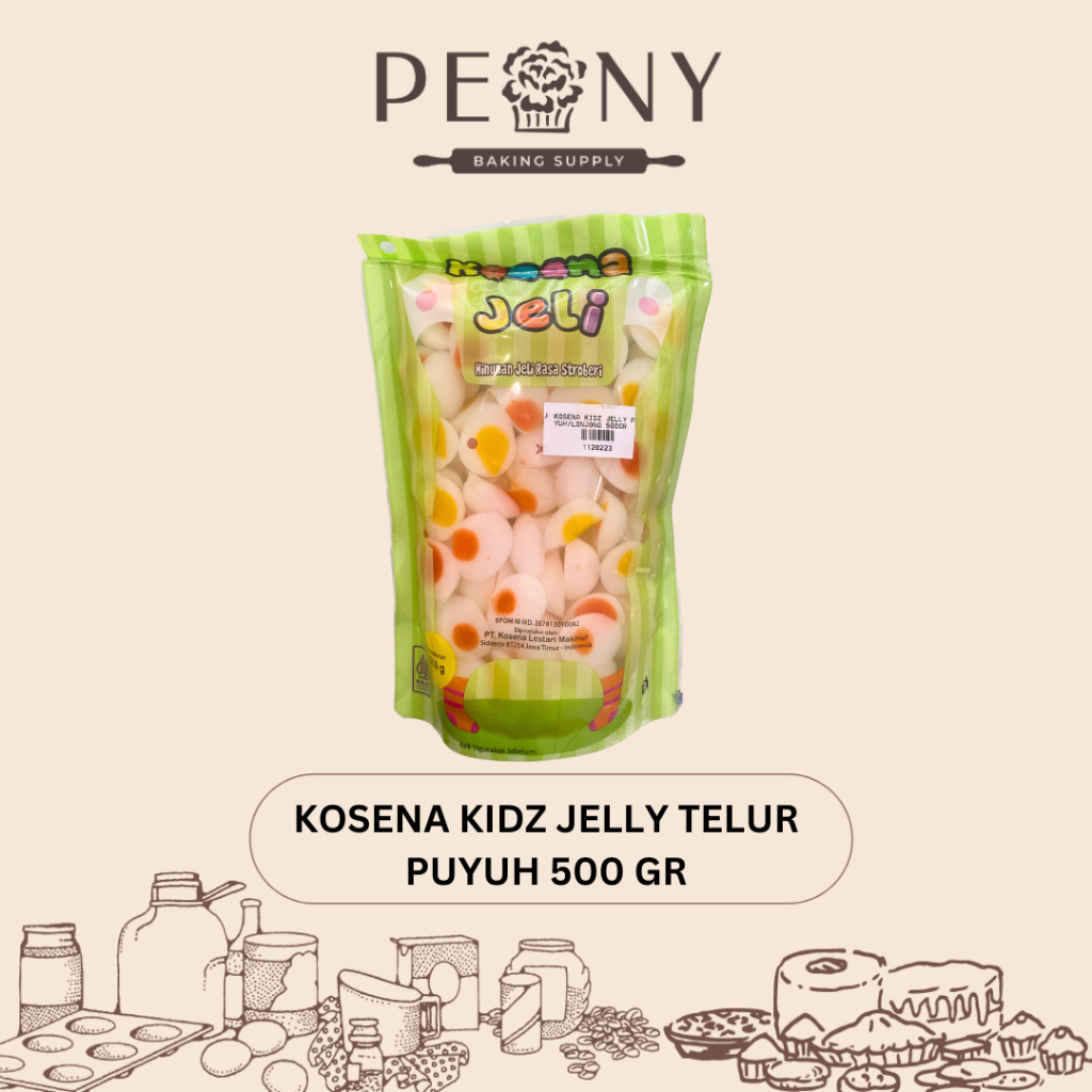 KOSENA KIDZ JELLY TELUR PUYUH TELUR CEPLOK 500 GR