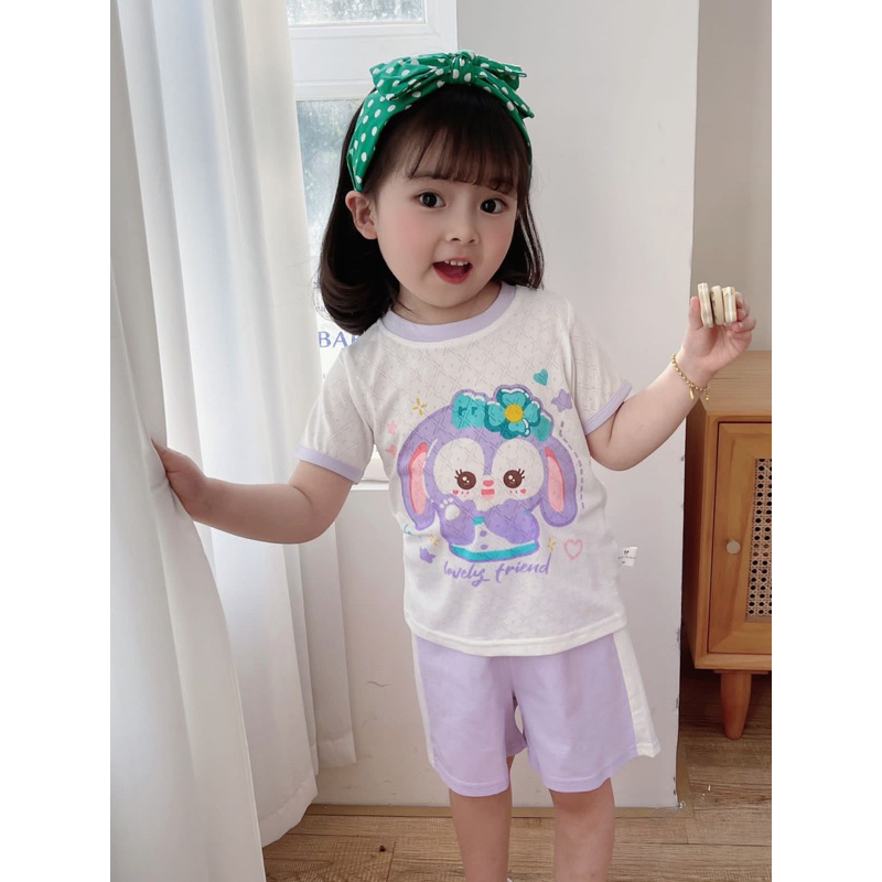 Baju Rumah Anak Karakter Disney Setelan Baju Celana Santai Anak