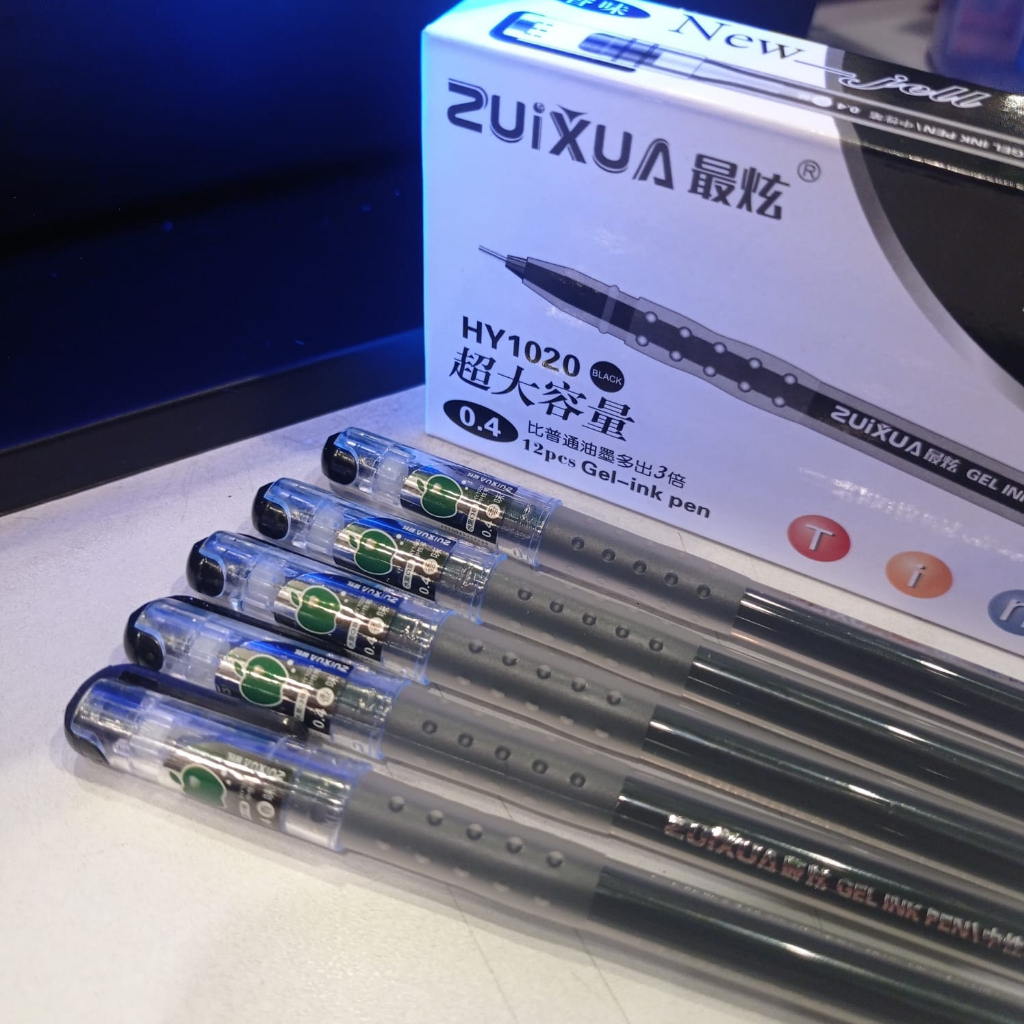 

Bolpoin Gelpen Zuixua New Jell tinta hitam 0.4